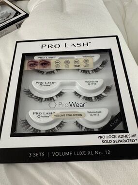 ProWear Volume Luxe XL No. 12 False Eyelash Trio - Black